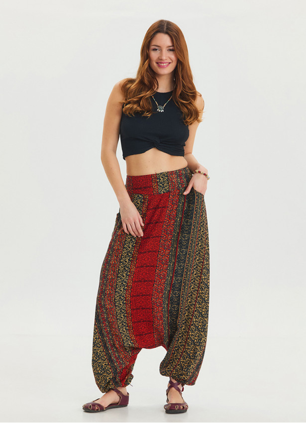 Tile Authentic Shalwar with Pocket Detail and Tied Leg 4475